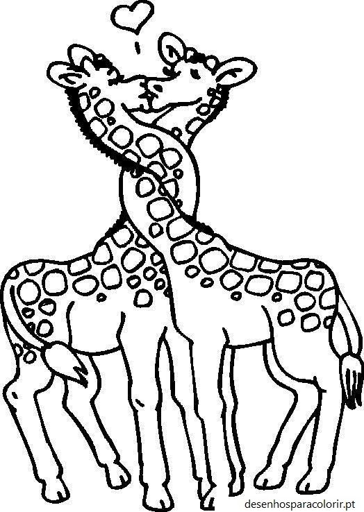 Desenhos de girafas para download 14